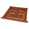 Medical Doctor 9" x 9" Leatherette Snap Up Tray - FOLDED