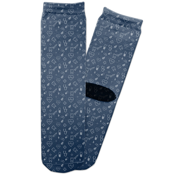Custom Medical Doctor Adult Crew Socks