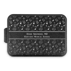 Medical Doctor Aluminum Baking Pan with Black Lid (Personalized)