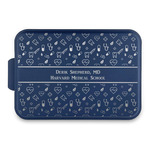 Medical Doctor Aluminum Baking Pan with Navy Lid (Personalized)