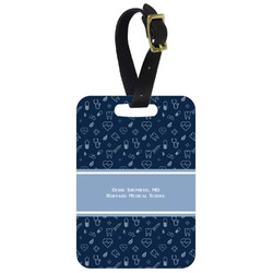 Medical Doctor Metal Luggage Tag w/ Name or Text