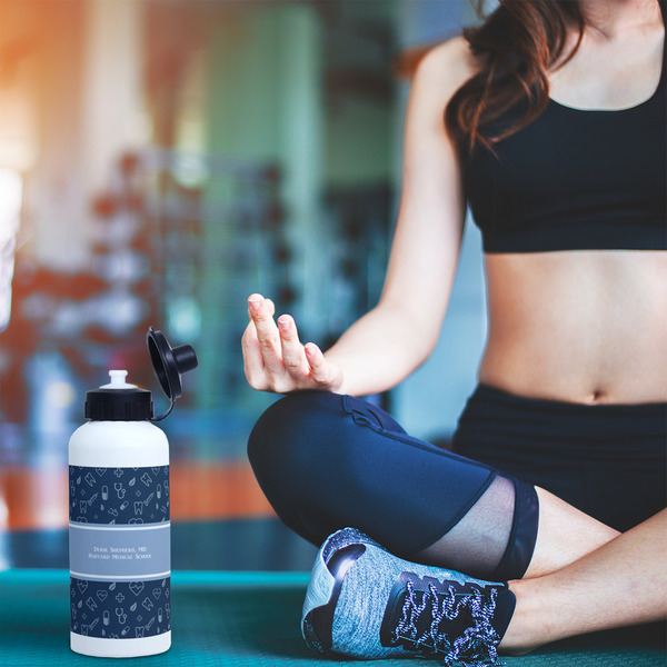 Medical Doctor Aluminum Water Bottle - White LIFESTYLE