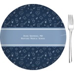 Medical Doctor 8" Glass Appetizer / Dessert Plates - Single or Set (Personalized)