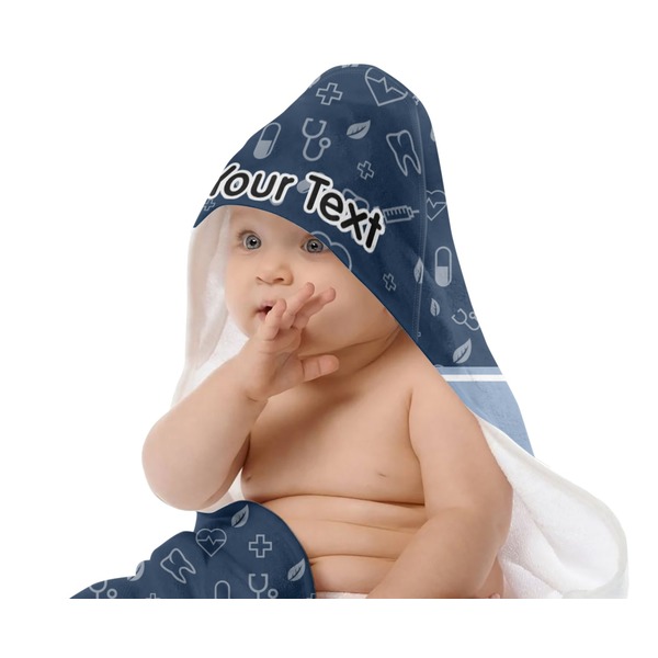 Medical Doctor Baby Hooded Towel on Child