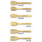 Medical Doctor Bamboo Cooking Utensils Set - Double Sided - APPROVAL