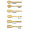 Medical Doctor Bamboo Cooking Utensils Set - Single Sided- APPROVAL