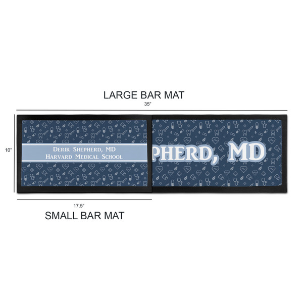 Medical Doctor Bar Mats - Sizing Chart