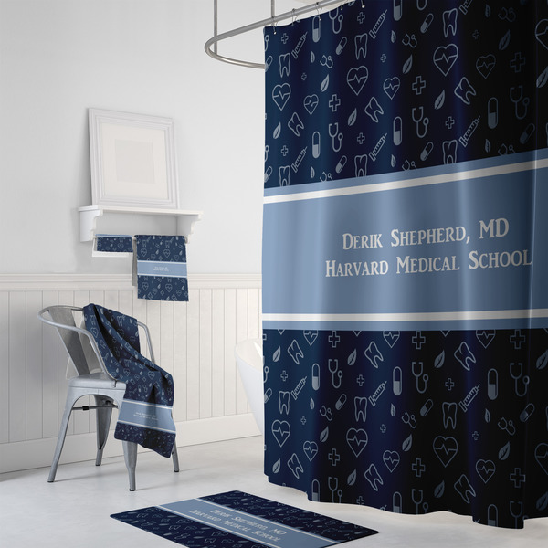 Medical Doctor Bath Towel Sets - 3-piece - In Context