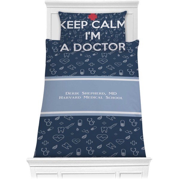 Custom Medical Doctor Comforter Set - Twin (Personalized)