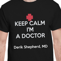 Medical Doctor T-Shirt - Black - 3XL (Personalized)
