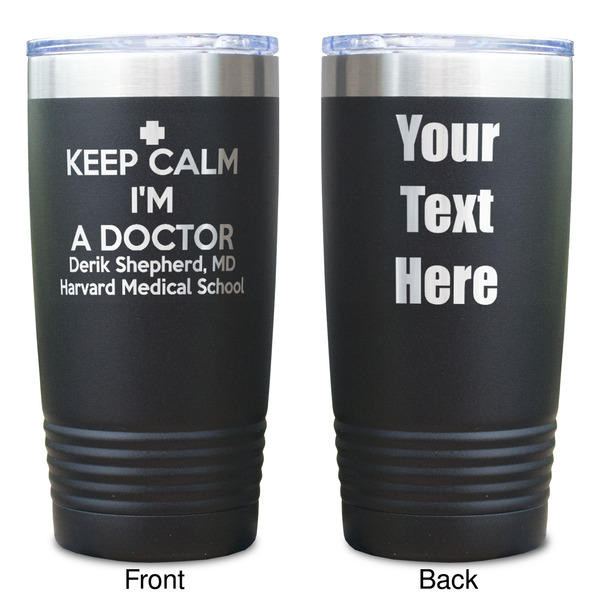 Medical Doctor Black Polar Camel Tumbler - 20oz - Double Sided  - Approval