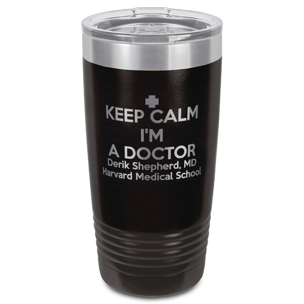 Medical Doctor Black Polar Camel Tumbler - 20oz - Front