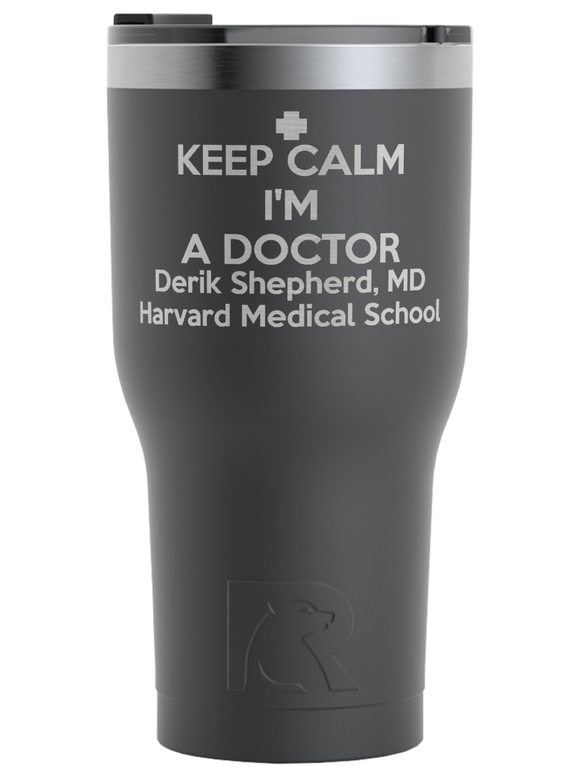 17oz Keep Calm and Drink Wine Rtic Bottle