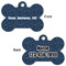Medical Doctor Bone Shaped Dog ID Tag - Large - Approval