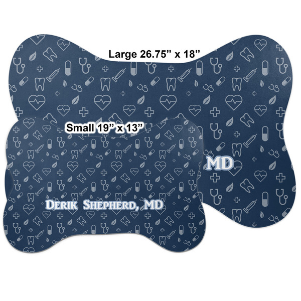 Medical Doctor Bone Shaped Mat Comparison