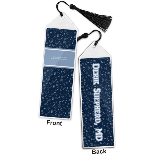 Medical Doctor Bookmark with tassel - Front and Back