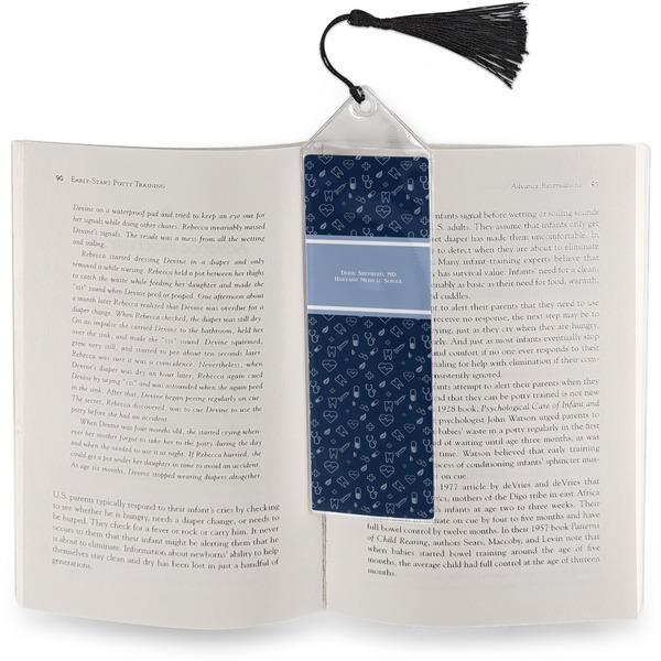 Medical Doctor Bookmark with tassel - In book