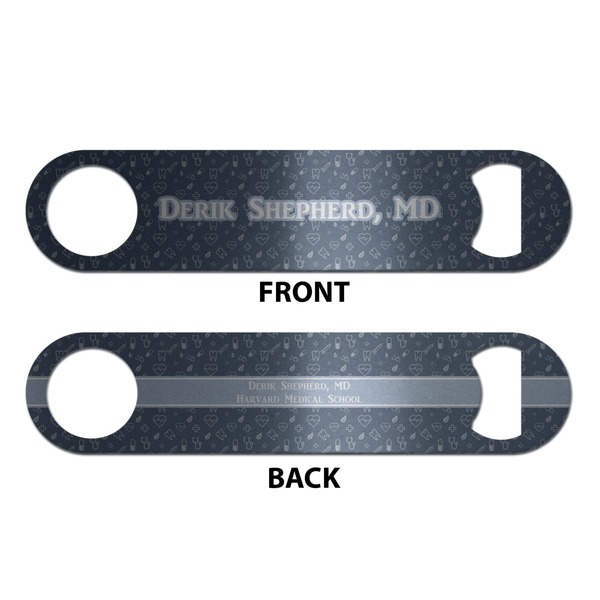 Medical Doctor Bottle Opener - Front & Back