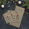Medical Doctor Burlap Gift Bags - LIFESTYLE (Flat lay)