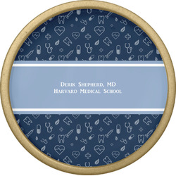 Medical Doctor Cabinet Knob - Gold (Personalized)