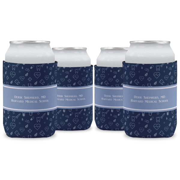 Custom Medical Doctor Can Cooler (12 oz) - Set of 4 w/ Name or Text