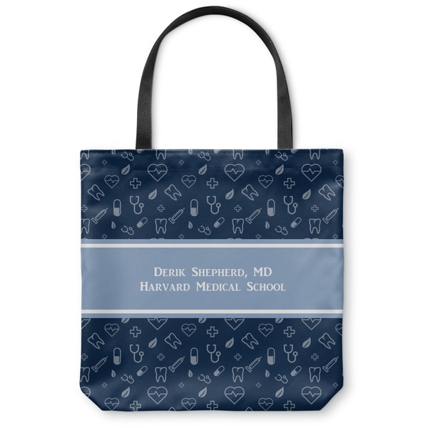 Custom Medical Doctor Canvas Tote Bag - Small - 13"x13" (Personalized)