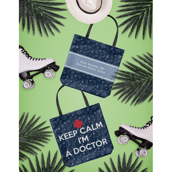 Medical Doctor Canvas Tote Lifestyle Front and Back