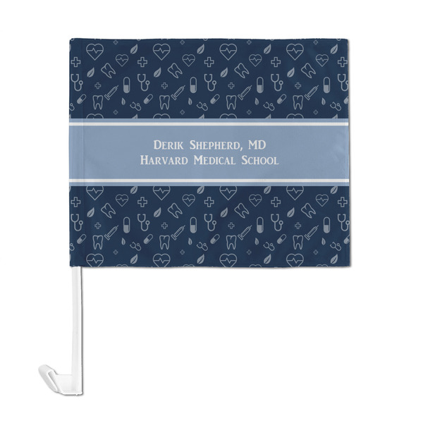 Medical Doctor Car Flag - Large - FRONT