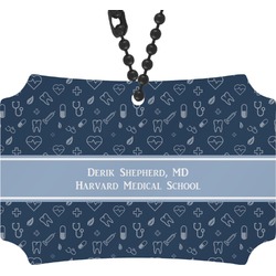 Medical Doctor Rear View Mirror Ornament (Personalized)