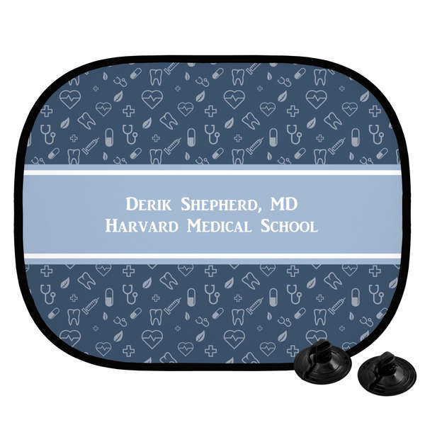 Custom Medical Doctor Car Side Window Sun Shade (Personalized)