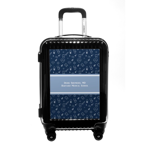 Custom Medical Doctor Carry On Hard Shell Suitcase (Personalized)