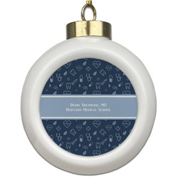 Medical Doctor Ceramic Ball Ornament (Personalized)