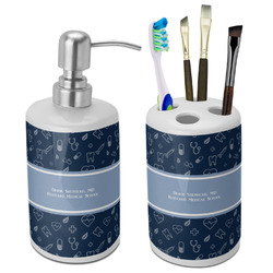 Medical Doctor Ceramic Bathroom Accessories Set (Personalized)