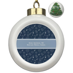 Medical Doctor Ceramic Ball Ornament - Christmas Tree (Personalized)
