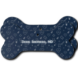 Medical Doctor Ceramic Dog Ornament - Front & Back w/ Name or Text