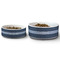 Medical Doctor Ceramic Dog Bowls - Size Comparison