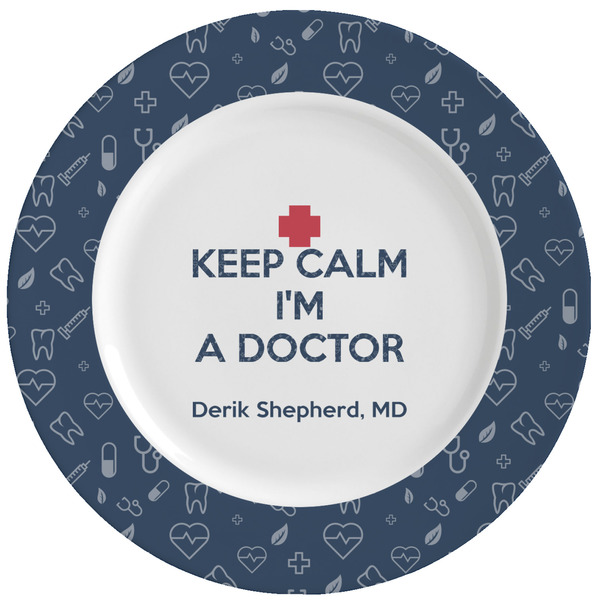 Custom Medical Doctor Ceramic Dinner Plates (Set of 4) (Personalized)