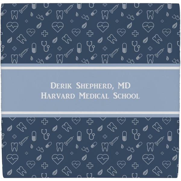 Custom Medical Doctor Ceramic Tile Hot Pad (Personalized)