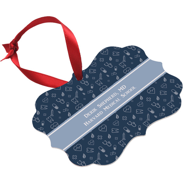 Medical Doctor Christmas Ornament (Angle View)