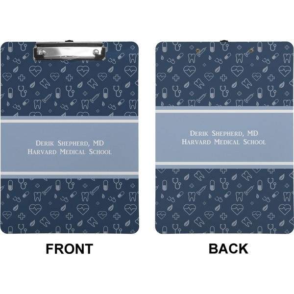 Medical Doctor Clipboard (Letter) (Front + Back)