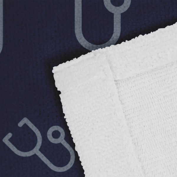 Medical Doctor Close up of Fabric