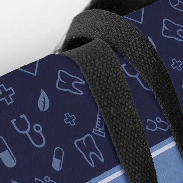 Medical Doctor Closeup of Tote w/Black Handles