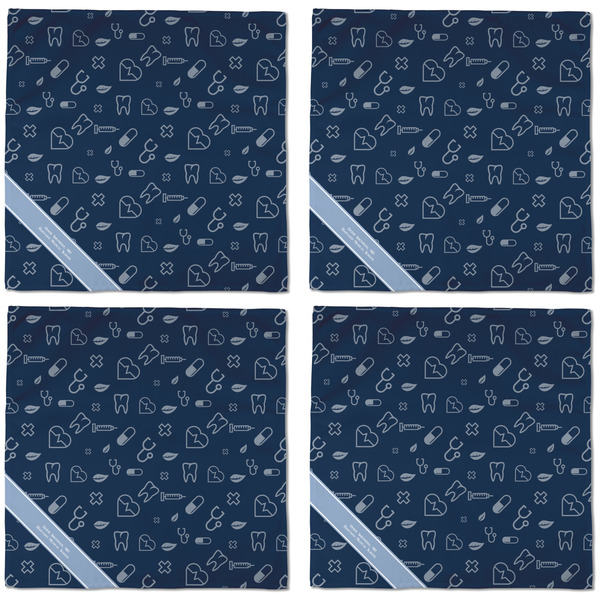 Medical Doctor Cloth Napkins - Personalized Dinner (APPROVAL) Set of 4