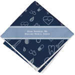 Medical Doctor Cloth Cocktail Napkin - Single w/ Name or Text