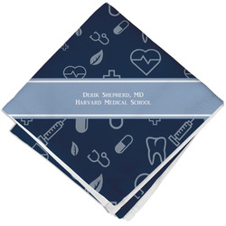 Medical Doctor Cloth Cocktail Napkin - Single w/ Name or Text