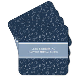 Medical Doctor Cork Coaster - Set of 4 w/ Name or Text