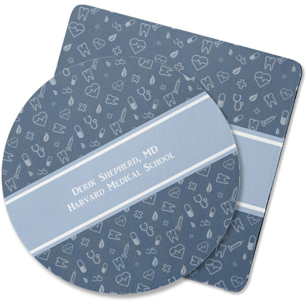 Custom Medical Doctor Rubber Backed Coaster (Personalized)