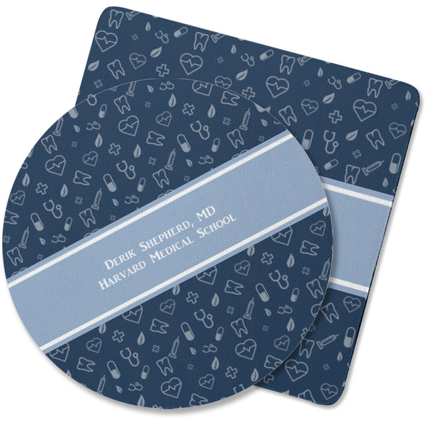 Custom Medical Doctor Rubber Backed Coaster (Personalized)