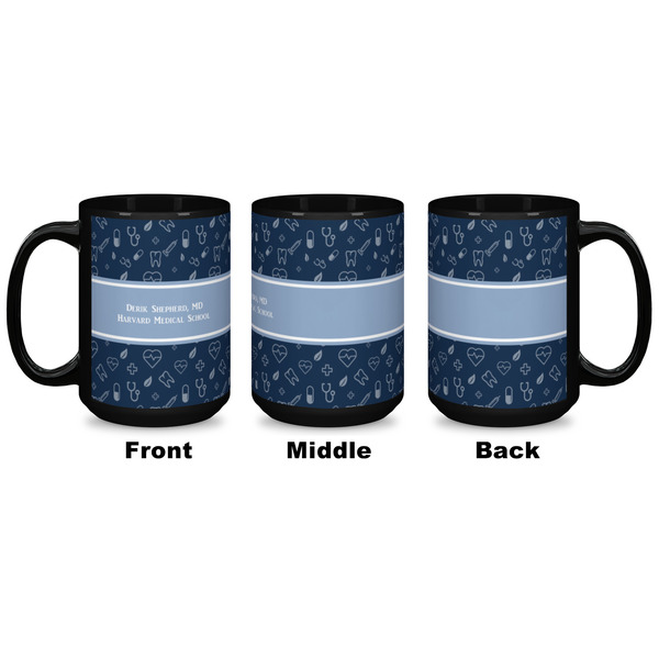 Medical Doctor Coffee Mug - 15 oz - Black APPROVAL