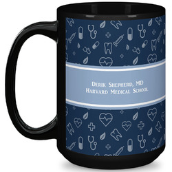 Medical Doctor 15 Oz Coffee Mug - Black (Personalized)